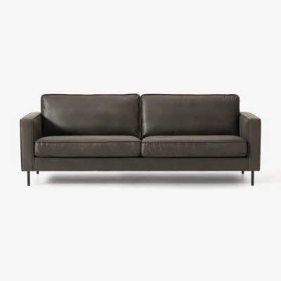 Westwing Recycled Leather Sofa Hunter (3-seater)