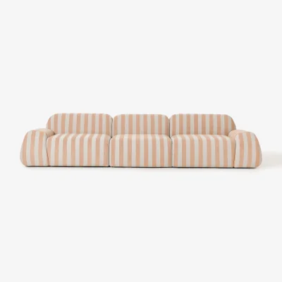 Westwing Modular Striped Sofa Wolke (4-seater)