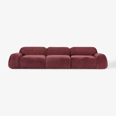 Westwing Modular Teddy-Bouclé Sofa Wolke (4-seater)