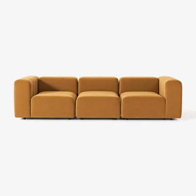 Westwing Modular Velvet Sofa Lena (4-seater)