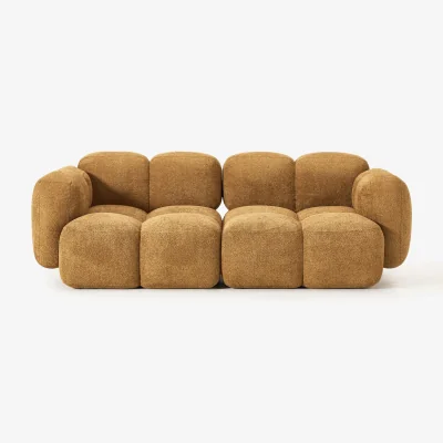 Westwing Modular Teddy-Bouclé Sofa Tayla (3-seater)