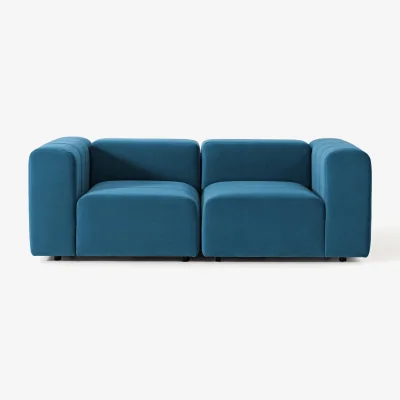 Westwing Modular Velvet Sofa Lena (3-seater)