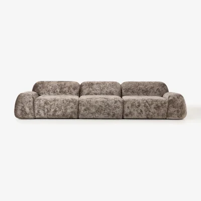 Westwing Modular Teddy-Bouclé Sofa Wolke (4-seater)