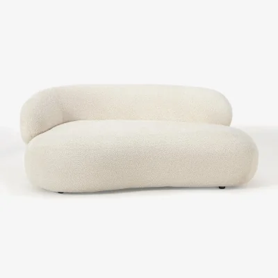 Westwing Teddy Bouclé Sofa Alba (2-seater)