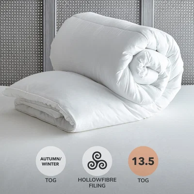 Dunelm Supersoft 13.5 Tog Duvet White
