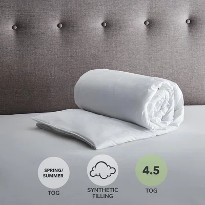 Dunelm Cool Cotton 4.5 Tog Duvet White