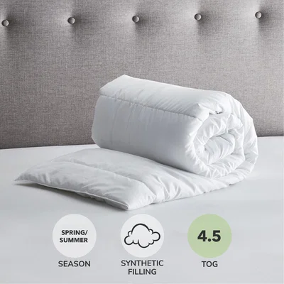 Dunelm Fogarty Anti Allergy 4.5 Tog Duvet White