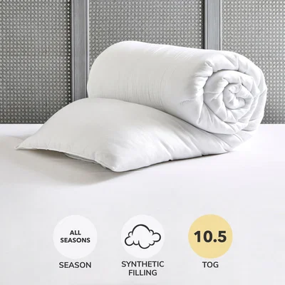 Dunelm Soft and Snug 10.5 Tog Duvet White