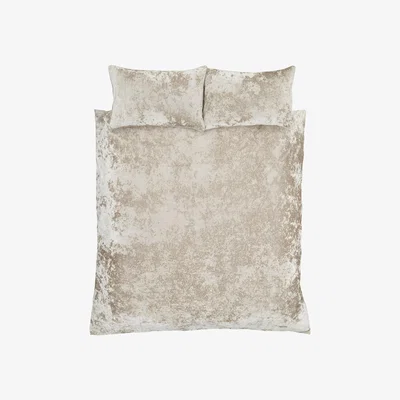 La Redoute Crushed Velvet Duvet Set