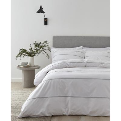 La Redoute Halstead Pleat 200 Thread Count Cotton Duvet Set