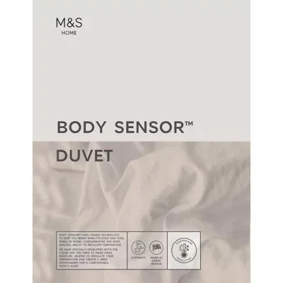 Marks & Spencer M&S Body Sensor™ 10.5 Tog Duvet - SGL - White, White