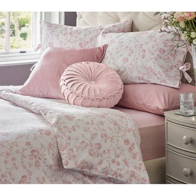 Downtown Laura Ashley Aria Blush Duvet Set