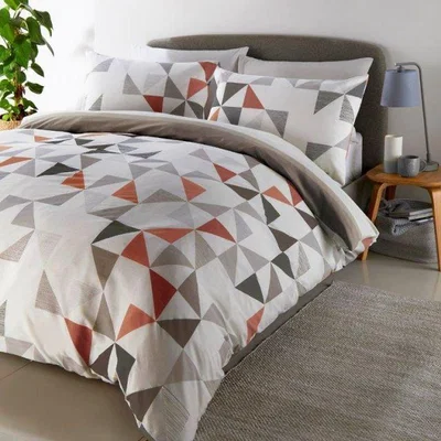 Downtown Fusion Hendra Terracotta Duvet Set