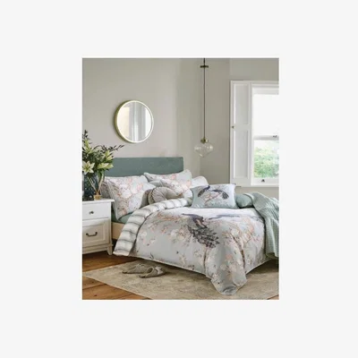 Downtown Laura Ashley Belvedere Duck Egg Duvet Set