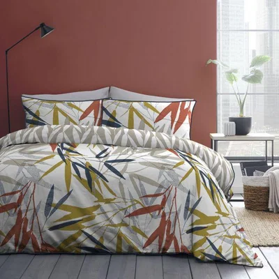 Downtown Appletree Kata Duvet Set Navy/Spice