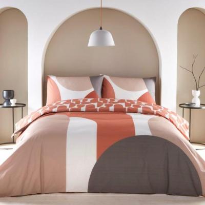 Downtown Appletree Rondo Terracotta Duvet Set