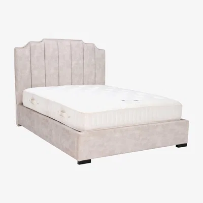 Barker and Stonehouse Elsie Ottoman Storage Bedframe, 776 Fabric | Super King | Barker & Stonehouse