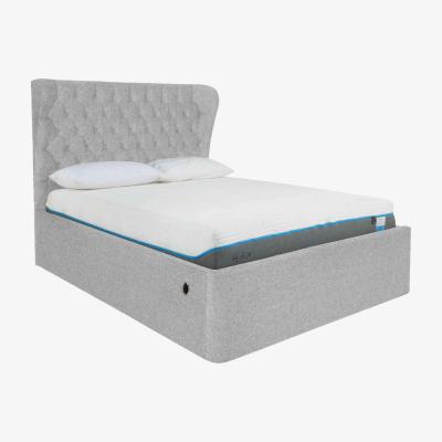 Furniture Village Kendall Electric Ottoman Bed Frame - Super King - Gatsby Chalk Dust
