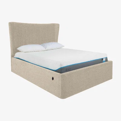 Furniture Village Roman Electric Ottoman Bed Frame - Super King - Gatsby Fossil Hunt