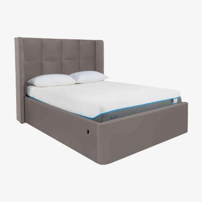 Furniture Village Shiva Electric Ottoman Bed Frame - Super King - Sanderson Potters Clay
