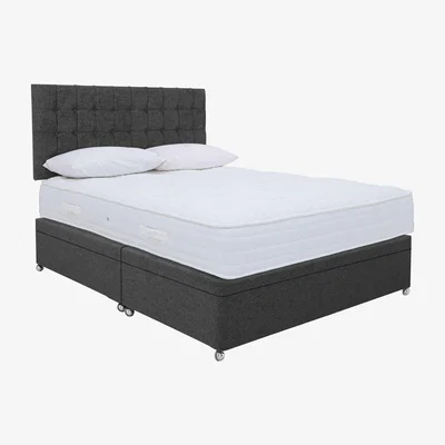 Furniture Village Sleep Story - Ergo 1000 Side Ottoman Divan Set - Super King