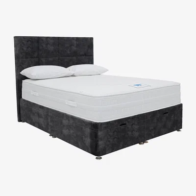 Furniture Village Sleep Story - Hybrid 3000 End Lift Ottoman Divan Set - Super King