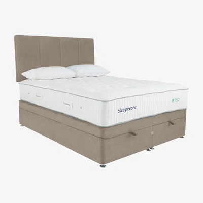 Furniture Village Sleepeezee - Natural Touch 3000 End Ottoman Divan Set - Super King - Beige