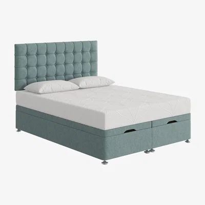Furniture Village Sleep Story - Cool Gel 2000 End Lift Ottoman Divan Set - Super King