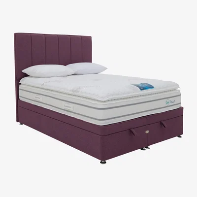Furniture Village Sleepeezee - GelTouch 5000 End-lift Ottoman Divan Set - Super King