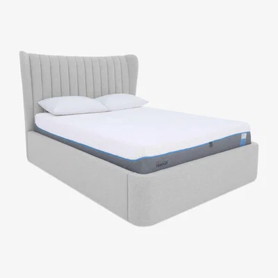 Furniture Village TEMPUR - Horton Ottoman Bed Frame - Super King - Shetland Pebble