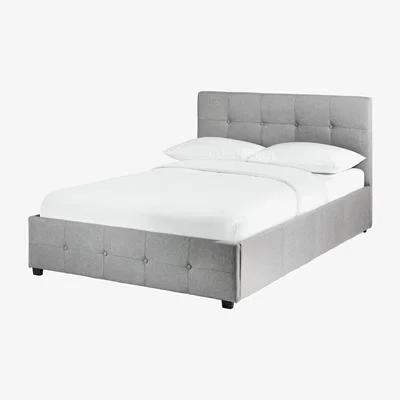 Habitat Habitat Eros Ottoman Superking Bed Frame - Grey