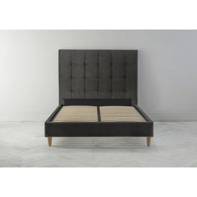 Perch and Parrow Hopper 6' Super King Ottoman Bed Frame in Hola Black
