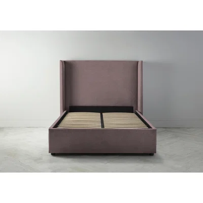Perch and Parrow Suzie 6' Super King Ottoman Bed Frame in Rose Petal