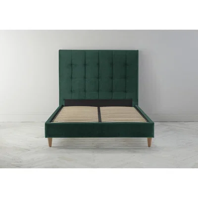 Perch and Parrow Hopper 6' Super King Ottoman Bed Frame in Ocean Reef