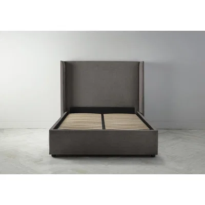 Perch and Parrow Suzie 6' Super King Ottoman Bed Frame in Diamond Dust