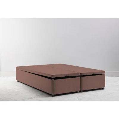 Perch and Parrow Desmond 6' Super-King Size Storage Divan in Dark Grape