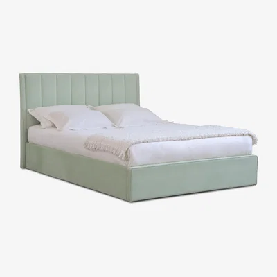 The Range Willow Ottoman Bed - Mint / Superking