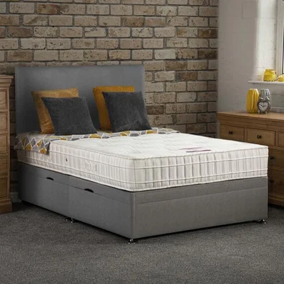 The Range Bideford Side Lift Ottoman Bed - Chocolate / Super King