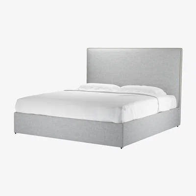 Sofa.com Carter 130cm Super King Ottoman Bed in Frost Highland Tweed - sofa.com