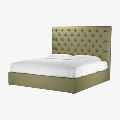 Sofa.com Rosalie 150cm Super King Ottoman Bed in Lichen Heathland Weave - sofa.com