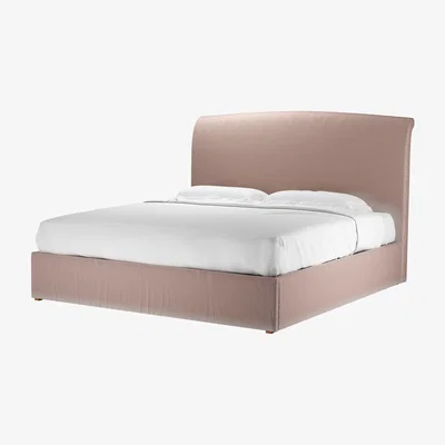 Sofa.com Thea Super King Ottoman Bed in Orchid Cotton Matt Velvet - sofa.com