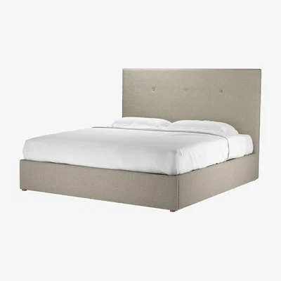 Sofa.com Avery 130cm Super King Ottoman Bed in Salted Caramel Plush Tweed Boucle - sofa.com