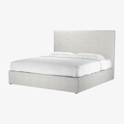 Sofa.com Avery 130cm Super King Ottoman Bed in Shell Heathland Weave - sofa.com