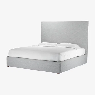 Sofa.com Harlow 150cm Super King Ottoman Bed in Frost Highland Tweed - sofa.com