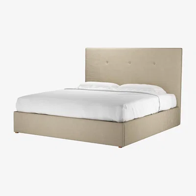 Sofa.com Avery 130cm Super King Ottoman Bed in White Sands Soft Chenille - sofa.com