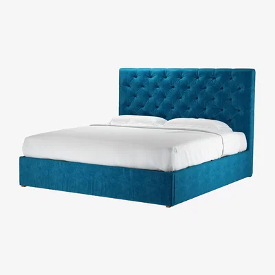 Sofa.com Rosalie 130cm Super King Ottoman Bed in Scuba Smart Velvet - sofa.com