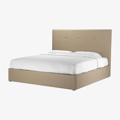 Sofa.com Avery 130cm Super King Ottoman Bed in Coconut Soft Leather - sofa.com