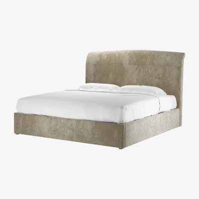 Sofa.com Thea Super King Ottoman Bed in Cappuccino Bubble Velvet - sofa.com