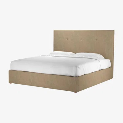 Sofa.com Avery 130cm Super King Ottoman Bed in Flax Pure Belgian Linen - sofa.com