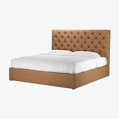 Sofa.com Rosalie 130cm Super King Ottoman Bed in Saddle Antique Leather - sofa.com
